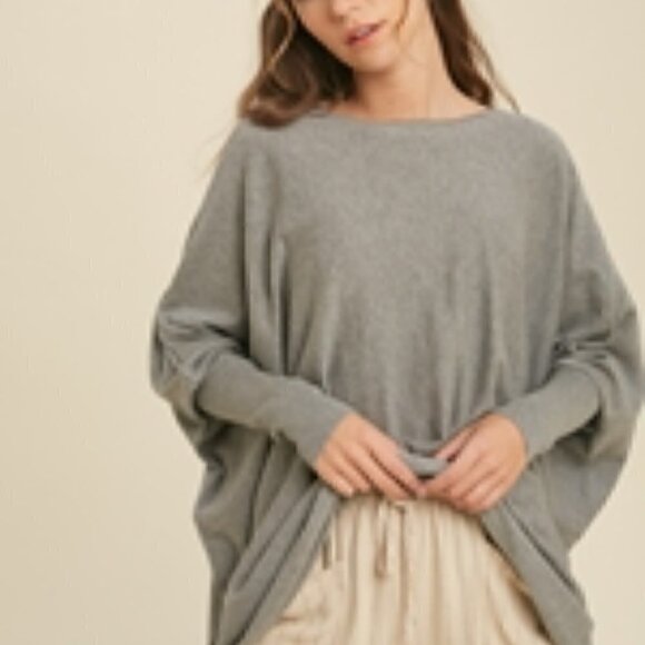 CRISSCROSS long sleeve lightweight sweater - Picture 1 of 6